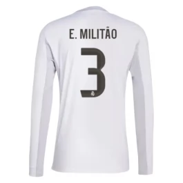 Real Madrid E.Militao 3 Heimtrikot 2025-2026 L/S Günstige Fußballtrikots