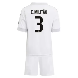 Real Madrid E.Militao 3 Heimtrikot Kinder 2025-2026 Günstige Fußballtrikots