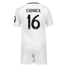 Real Madrid Endrick 16 Heimtrikot Kinder 2024-2025 Günstige Fußballtrikots