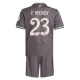 Real Madrid F.Mendy 23 Ausweichtrikot Kinder 2024-2025 Günstige Fußballtrikots