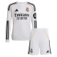 Real Madrid Heimtrikot Kinder 2025-2026 L/S Günstige Fußballtrikots