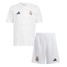 Real Madrid Heimtrikot Kinder Pre-Match 2024-2025 Günstige Fußballtrikots