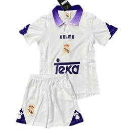 Real Madrid Heimtrikot Kinder Retro 1997-1998 Günstige Fußballtrikots