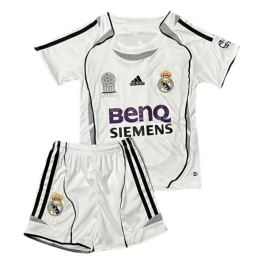Real Madrid Heimtrikot Kinder Retro 2006-2007 Günstige Fußballtrikots