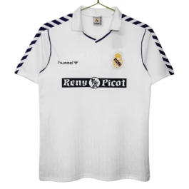 Real Madrid Heimtrikot Retro 1988-1990 Günstige Fußballtrikots