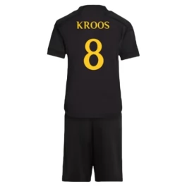 Real Madrid Kroos 8 Ausweichtrikot Kinder 2023-2024 Günstige Fußballtrikots