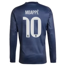 Real Madrid Mbappé 10 Auswärtstrikot 2025-2026 L/S Günstige Fußballtrikots