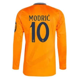 Real Madrid Modrić 10 Auswärtstrikot 2024-2025 L/S Günstige Fußballtrikots
