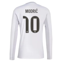 Real Madrid Modrić 10 Heimtrikot 2025-2026 L/S Günstige Fußballtrikots