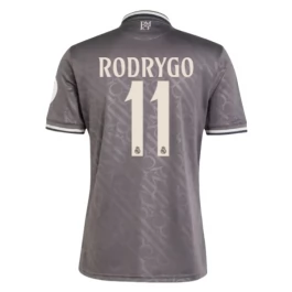 Real Madrid Rodrygo 11 Ausweichtrikot 2024-2025 Günstige Fußballtrikots