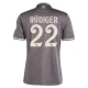 Real Madrid Rüdiger 22 Ausweichtrikot 2024-2025 Günstige Fußballtrikots