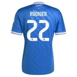 Real Madrid Rüdiger 22 Ausweichtrikot 2025-2026 Günstige Fußballtrikots
