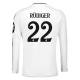 Real Madrid Rüdiger 22 Heimtrikot 2024-2025 L/S Günstige Fußballtrikots