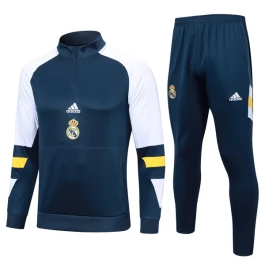 Real Madrid Trainingsanzüge 2023-24 - 1-4 Zip Blau