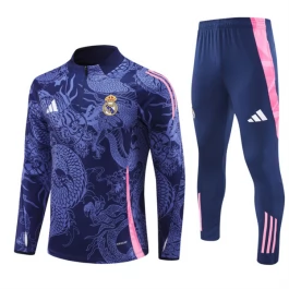 Real Madrid Trainingsanzüge 2024-25 - 1-4 Zip Blau