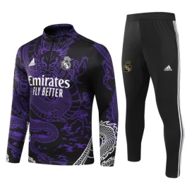 Real Madrid Trainingsanzüge 2024-25 - 1-4 Zip Dragon Lila