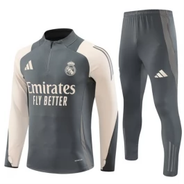Real Madrid Trainingsanzüge 2024-25 - 1-4 Zip Grau