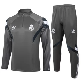 Real Madrid Trainingsanzüge 2024-25 - 1-4 Zip Grau