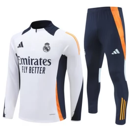 Real Madrid Trainingsanzüge 2024-25 - 1-4 Zip Weiß