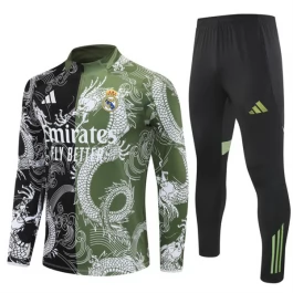 Real Madrid Trainingsanzüge 2025-26 - 1-4 Zip Grün Real Madrid Trainingsanzüge 2025-26 - 1-4 Zip Grün