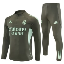 Real Madrid Trainingsanzüge 2025-26 - 1-4 Zip Khaki