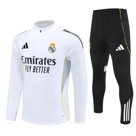 Real Madrid Trainingsanzüge 2025-26 - 1-4 Zip Weiß