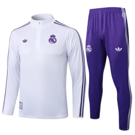 Real Madrid Trainingsanzüge 2025-26 - 1-4 Zip Weiß