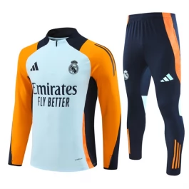 Real Madrid Trainingsanzüge Kinder 2024-25 - 1-4 Zip Orange