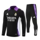 Real Madrid Trainingsanzüge Kinder 2024-25 - 1-4 Zip Schwarz Lila