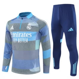 Real Madrid Trainingsanzüge Kinder 2025-26 - 1-4 Zip Blau