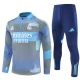 Real Madrid Trainingsanzüge Kinder 2025-26 - 1-4 Zip Blau