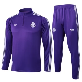 Real Madrid Trainingsanzüge Kinder 2025-26 - 1-4 Zip Lila
