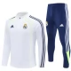 Real Madrid Trainingsanzüge Kinder 2025-26 - 1-4 Zip Weiß