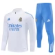 Real Madrid Trainingsanzüge Kinder 2025-26 - 1-4 Zip Weiß Blau