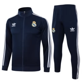 Real Madrid Trainingsjackenanzüge 2024-25 - Dark Blau