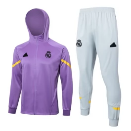 Real Madrid Trainingsjackenanzüge 2024-25 - Hoodie Lila