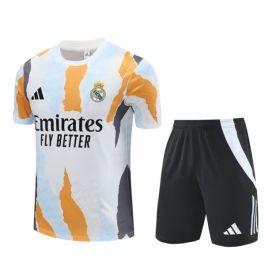 Real Madrid Trainingsshirt Anzüge 2024-25 - Shorts Gelb