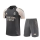 Real Madrid Trainingsshirt Anzüge 2024-25 - Shorts Grau