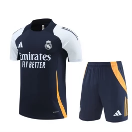 Real Madrid Trainingsshirt Anzüge 2024-25 - Shorts Grau