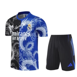 Real Madrid Trainingsshirt Anzüge 2025-26 - Shorts Dragon Schwarz