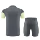 Real Madrid Trainingsshirt Anzüge 2025-26 - Shorts Grau