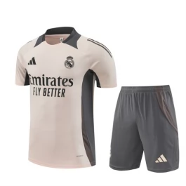 Real Madrid Trainingsshirt Anzüge Kinder 2024-25 - Shorts Beige Real Madrid Trainingsshirt Anzüge Kinder 2024-25 - Shorts Beige