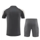 Real Madrid Trainingsshirt Anzüge Kinder 2024-25 - Shorts Grau