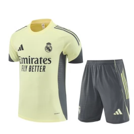 Real Madrid Trainingsshirt Anzüge Kinder 2025-26 - Shorts Gelb Real Madrid Trainingsshirt Anzüge Kinder 2025-26 - Shorts Gelb