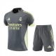Real Madrid Trainingsshirt Anzüge Kinder 2025-26 - Shorts Grau