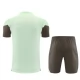 Real Madrid Trainingsshirt Anzüge Kinder 2025-26 - Shorts Grün