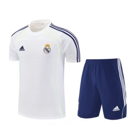 Real Madrid Trainingsshirt Anzüge Kinder 2025-26 - Shorts Weiß