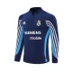 Real Madrid Trainingstop 2003-04 - 1-4 Zip Retro Blau