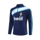 Real Madrid Trainingstop 2005-06 - 1-4 Zip Retro Blau