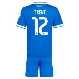 Real Madrid Trent 12 Ausweichtrikot Kinder 2025-2026 Günstige Fußballtrikots